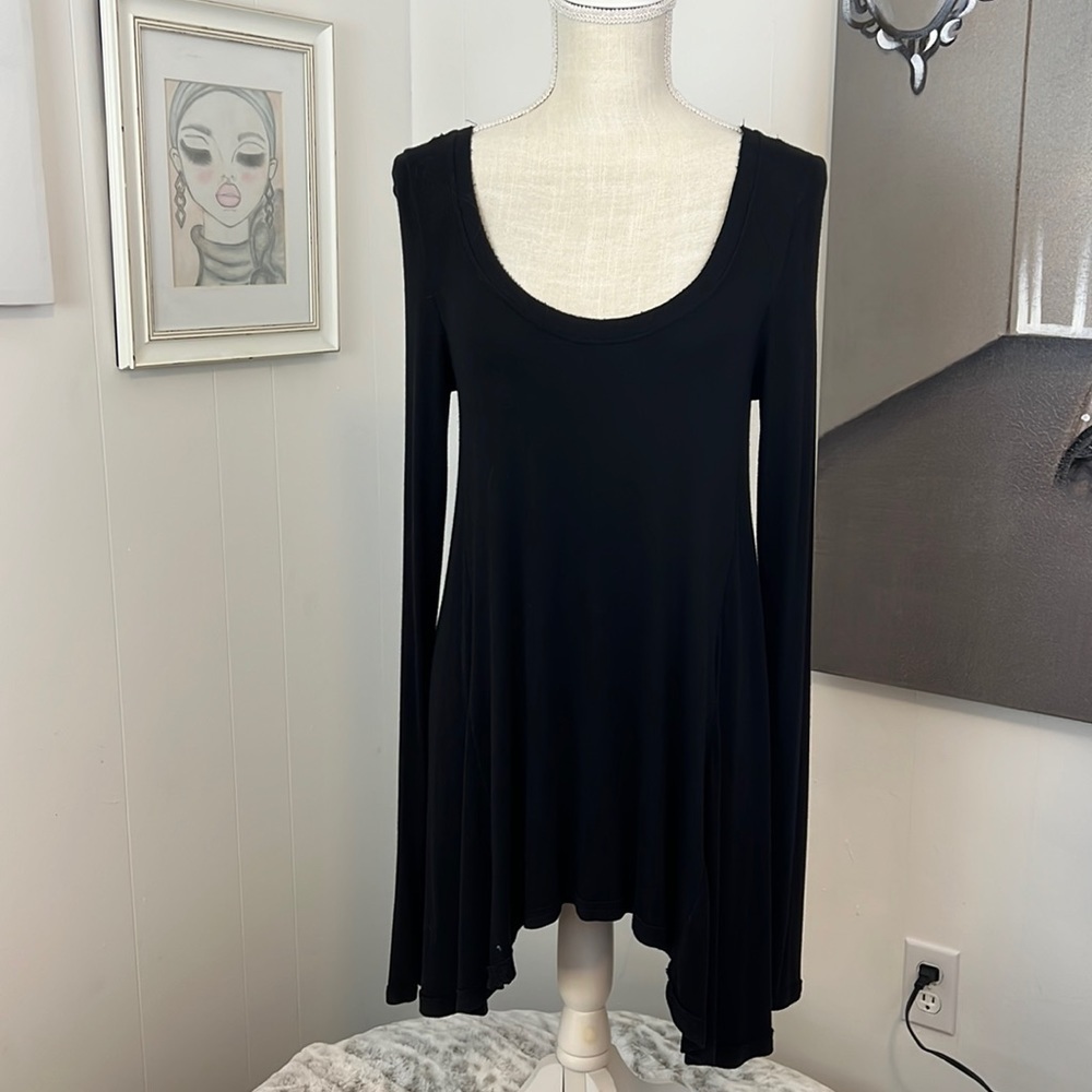 🍁Free People Black Top Size Small Petite